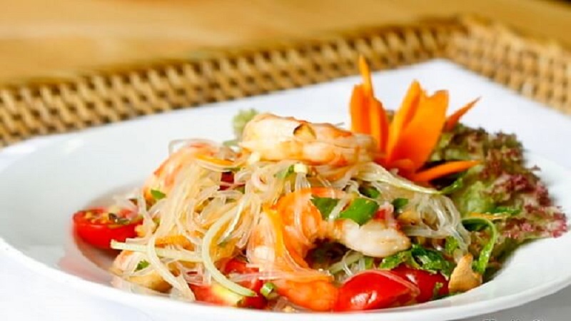 Miến xào hải sản – 60.000 đồng