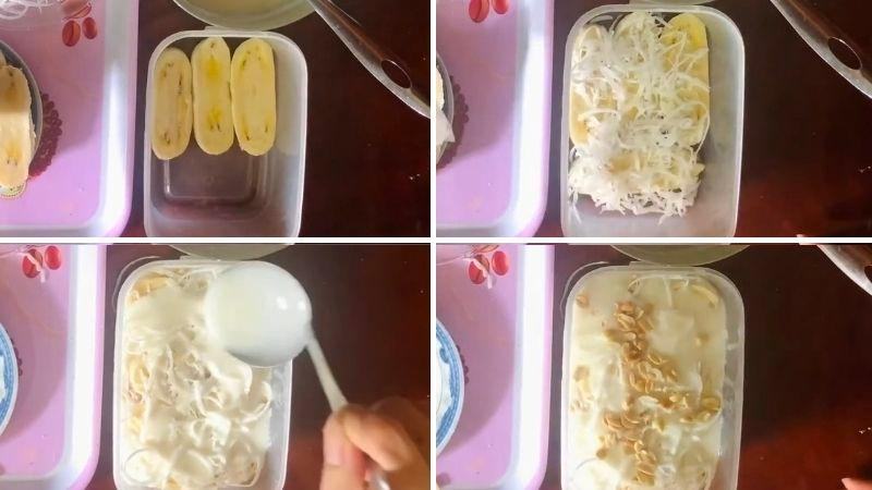Mách bạn cách làm kem chuối nước cốt dừa béo thơm vị dừa